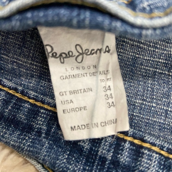 Vintage Pepe Distressed Patchwork Jeans - Picture 7 of 11